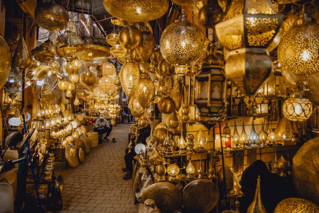 Golden Glow: Discovering Morocco’s Famous Lamp Market