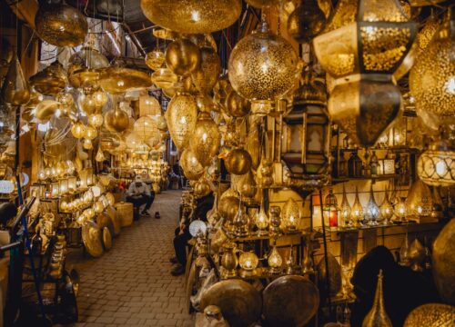 Golden Glow: Discovering Morocco’s Famous Lamp Market