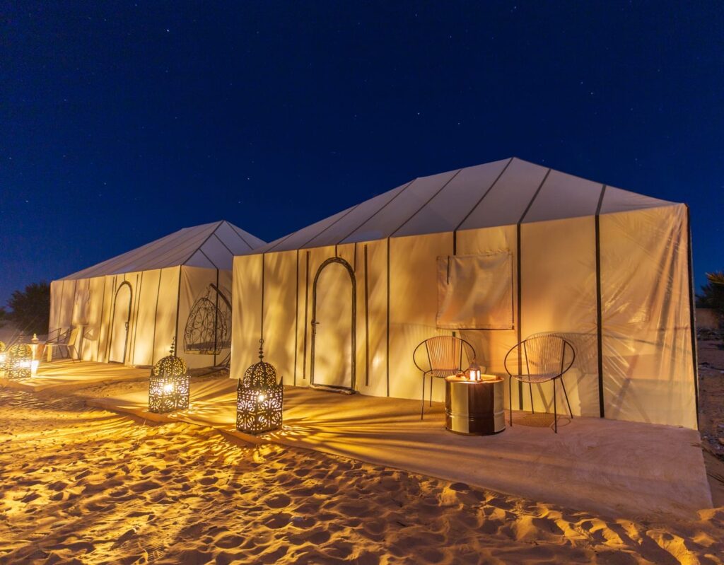 Luxury Desert Camping in Merzouga: Experience the Sahara in Style