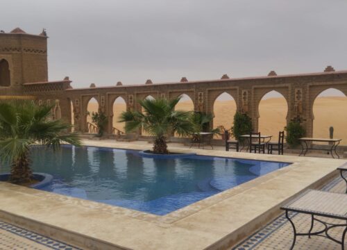 Oasis Luxury: Swimming Pools at the Edge of the Sahara
