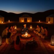 Luxury Desert Campfire Gathering