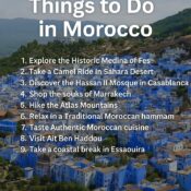 Things to Do in Morocco