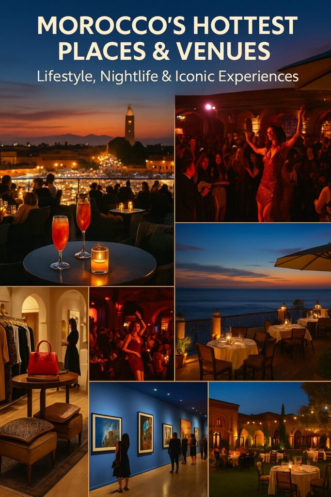 Morocco’s Hottest Places & Venues: Lifestyle, Nightlife & Iconic Experiences